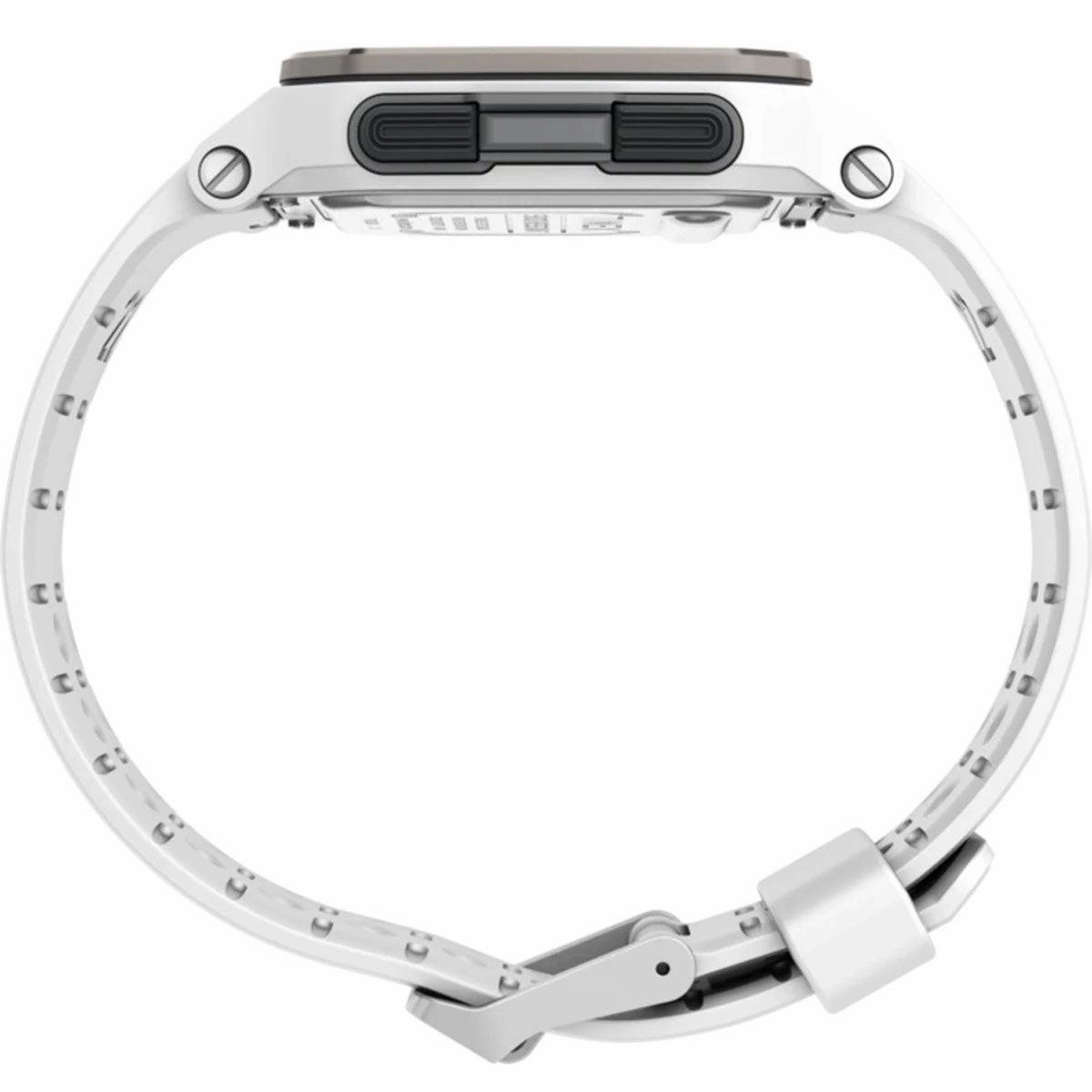 Timex Men's Watch - Command Urban Digital Grey Dial White Rubber Strap | TW5M29100
