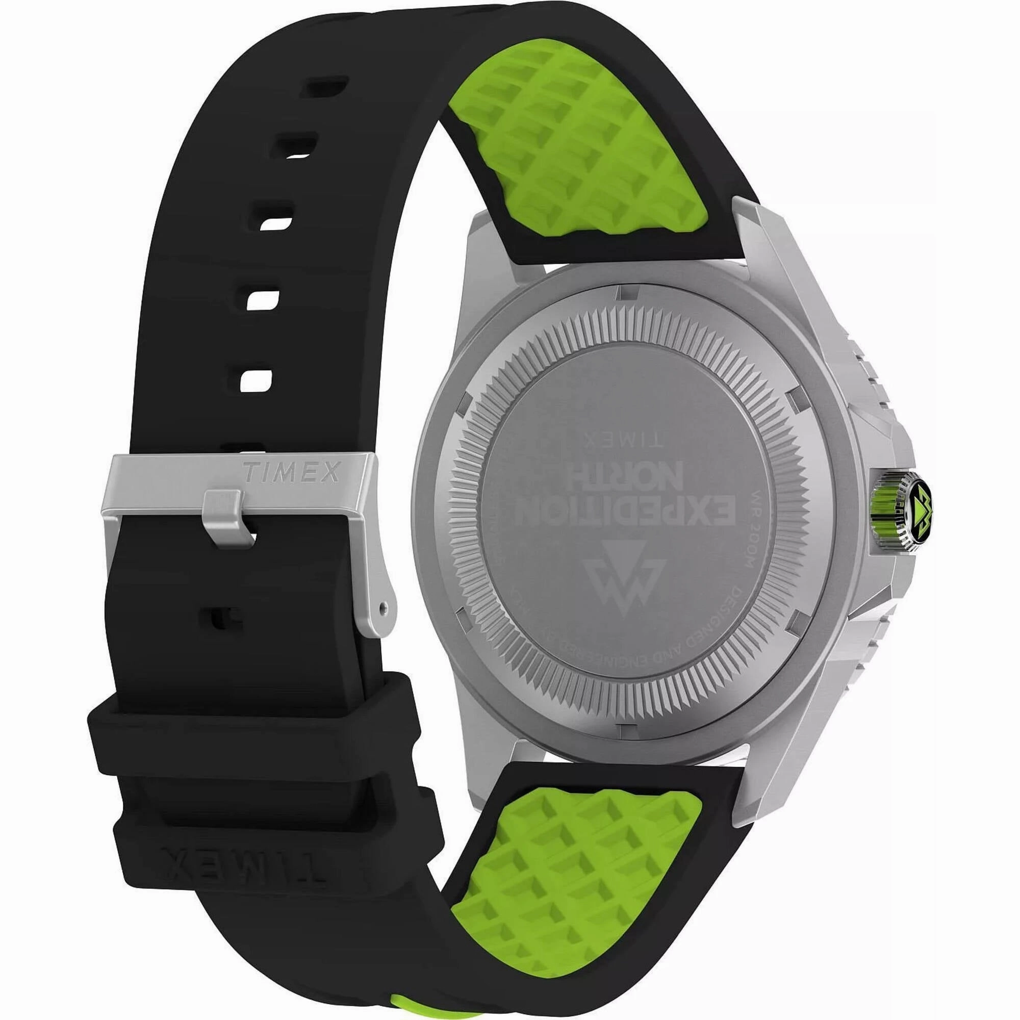 Timex Men's Watch - Expedition North Anchorage Black Dial Silicone Strap | TW2W41700