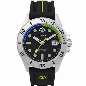 Timex Men's Watch - Expedition North Anchorage Black Dial Silicone Strap | TW2W41700