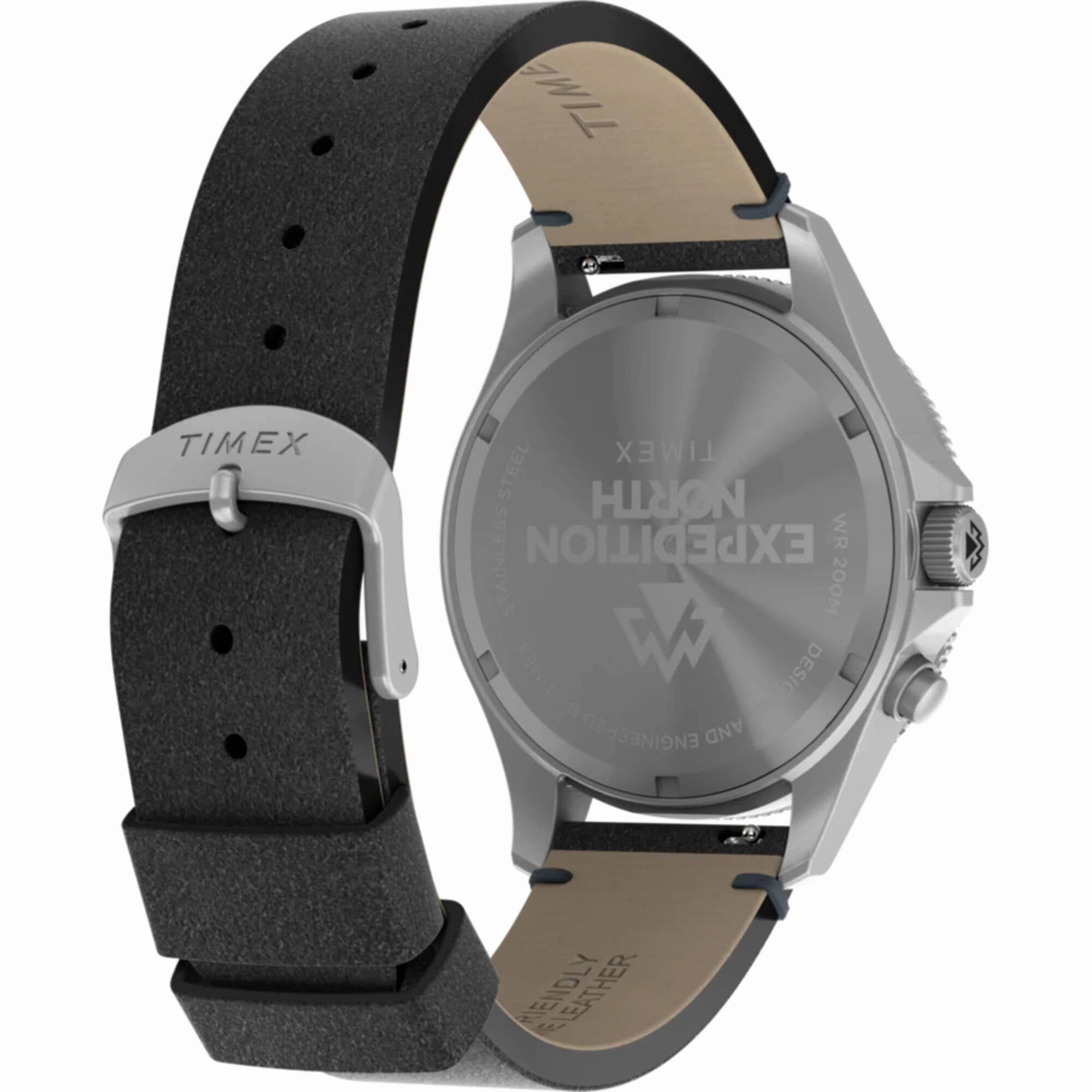 Timex Men's Watch - Expedition North Silver Case Quartz Black Dial Strap | TW2W21900JR