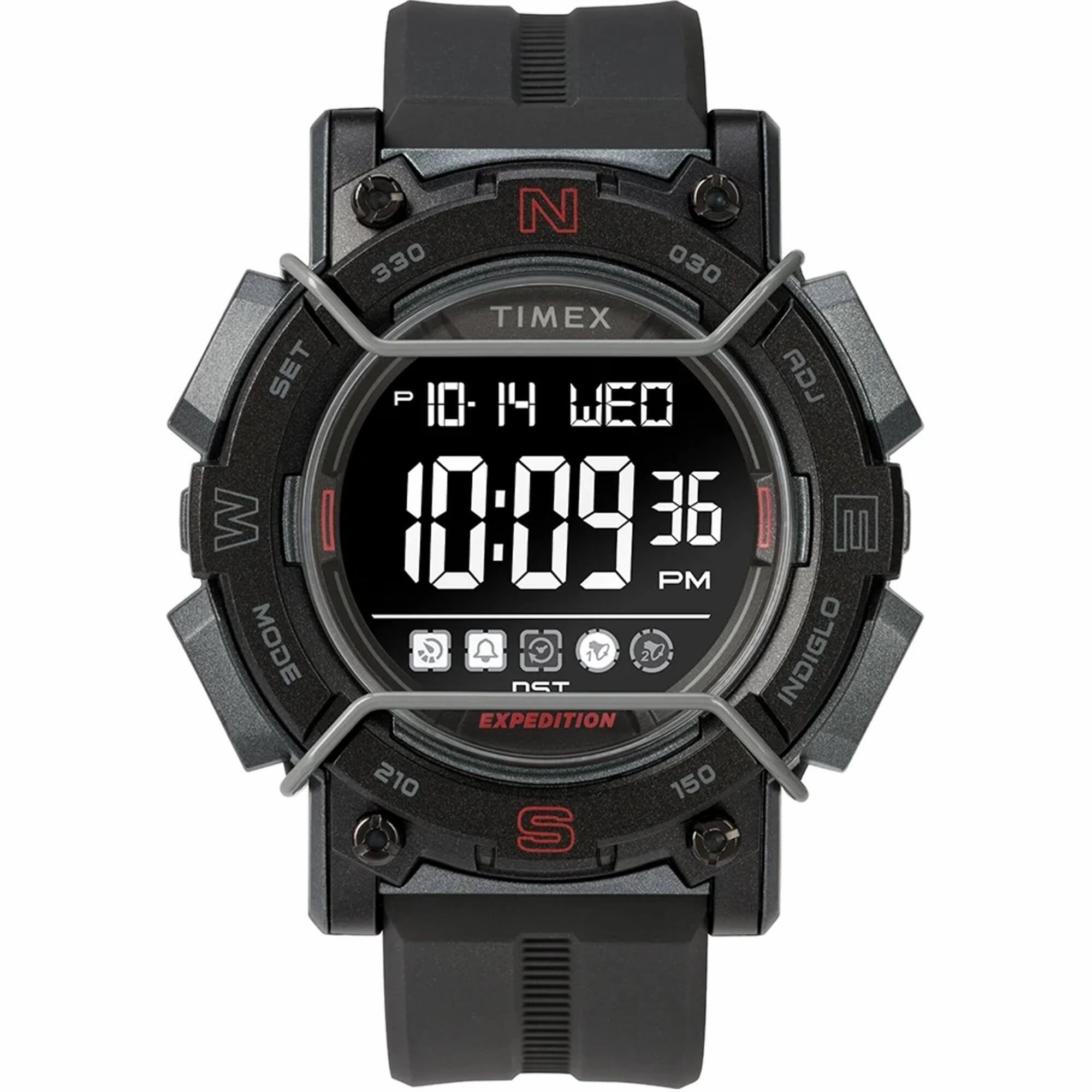 Timex Men's Watch - Expedition Quartz Black Dial Plastic Strap | TW4B17900