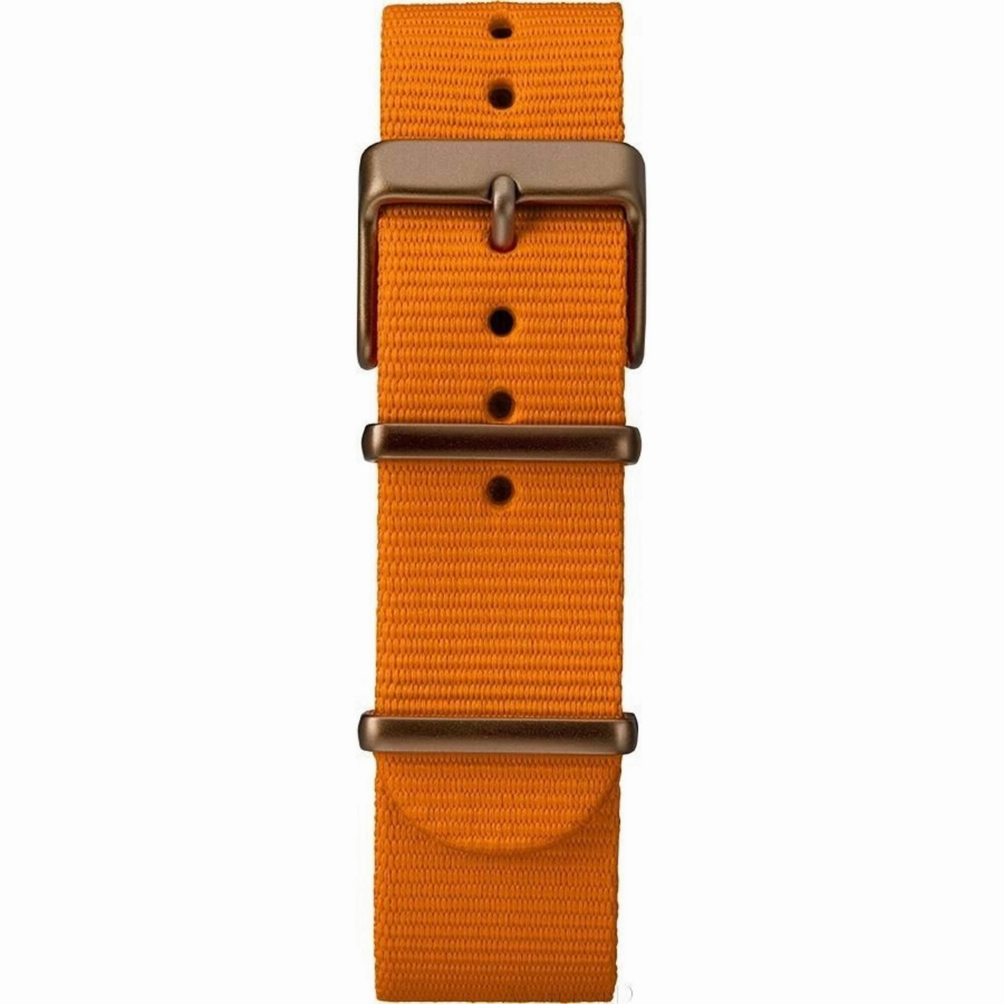 Timex Men's Watch - MK1 Quartz Chronograph Black Dial Orange Nylon Strap | TW2T10600