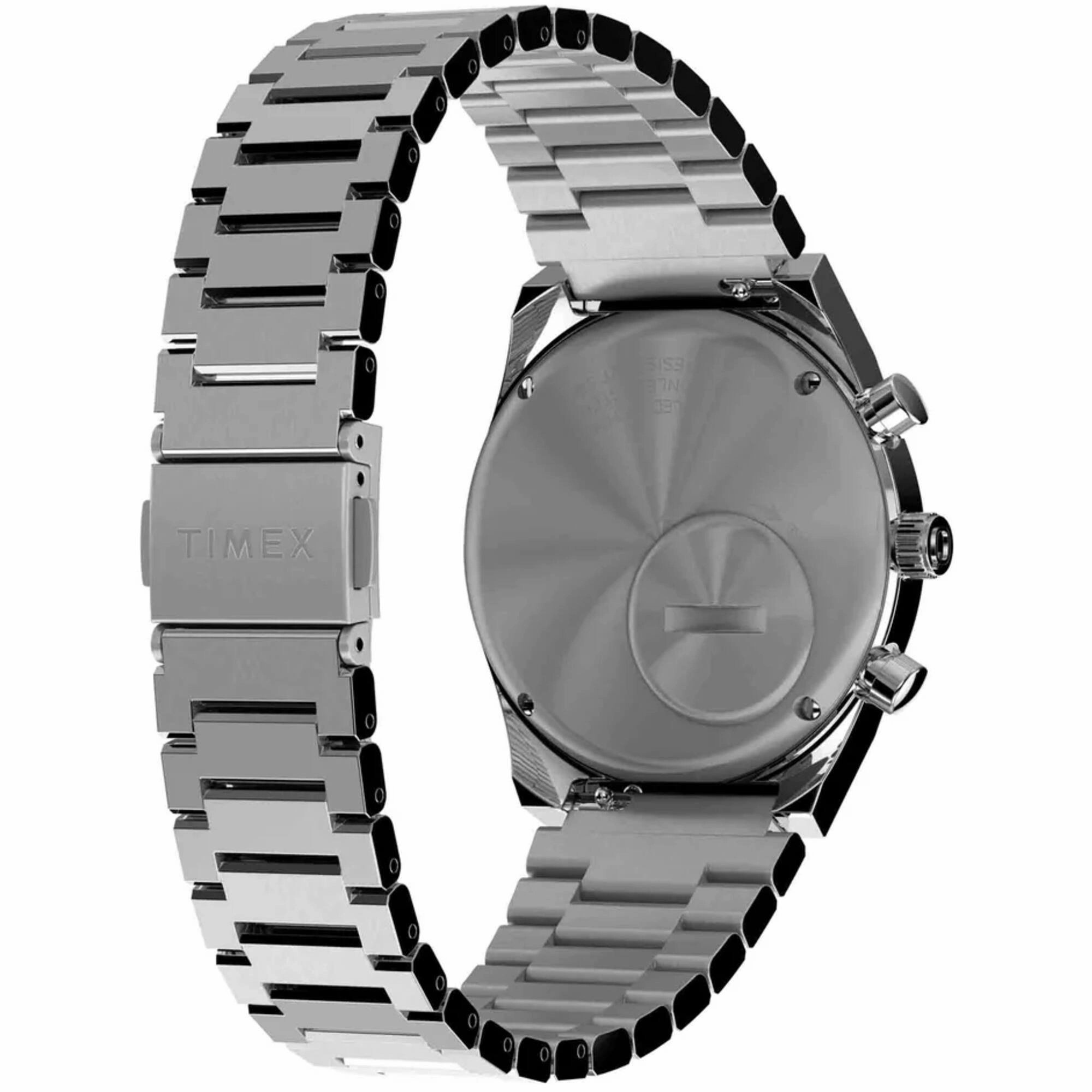 Timex Men's Watch - Q Timex Falcon Eye Blue Dial Silver Tone Bracelet | TW2W33700VQ