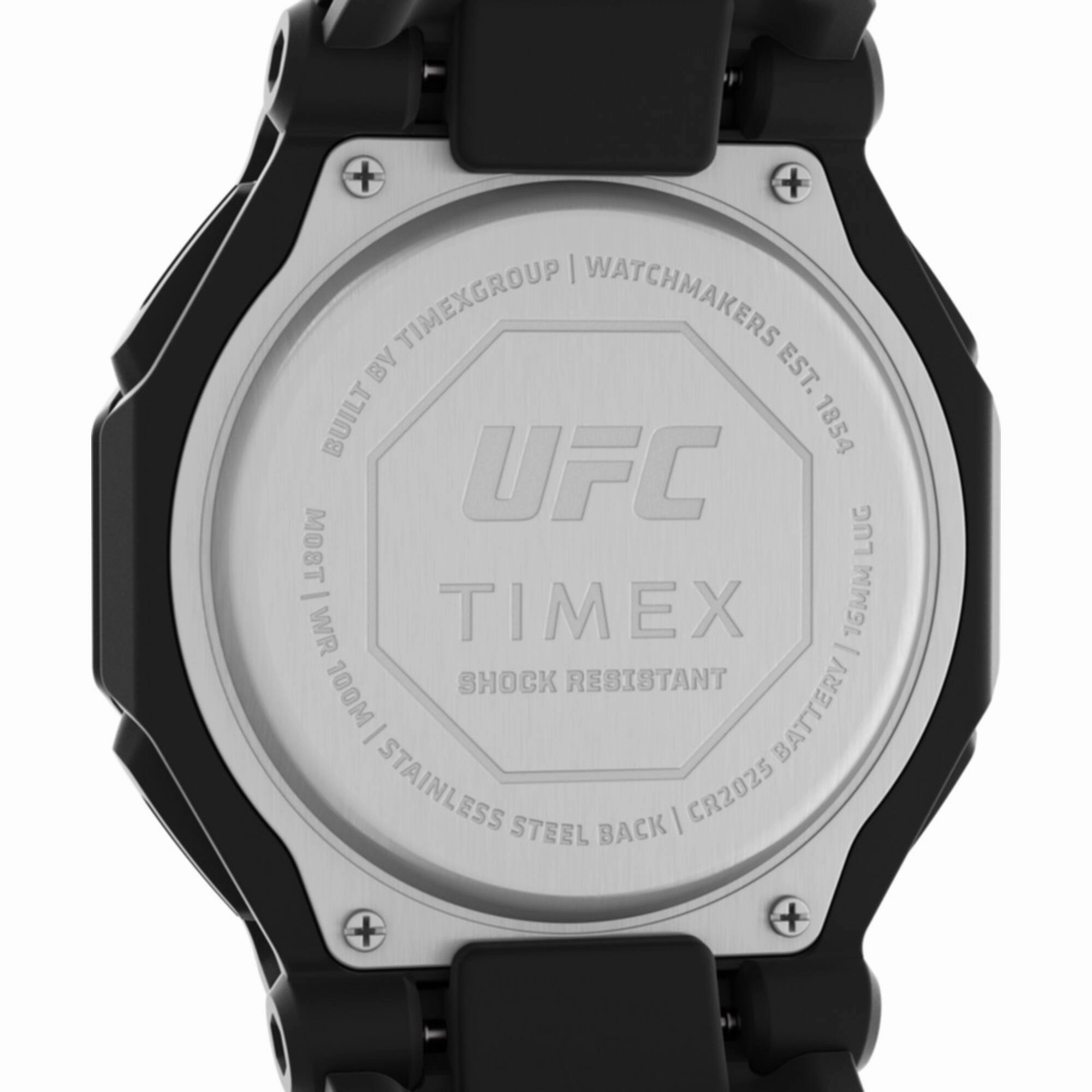 Timex Men's Watch - UFC Colossus Analog-Digital Dial Black Resin Strap | TW2V55200