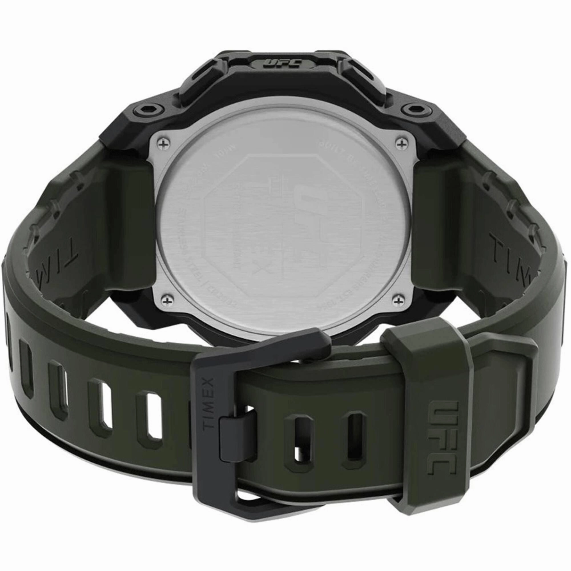 Timex Men's Watch - UFC Knockout Chrono Digital Dial Green Resin Strap | TW2V88300