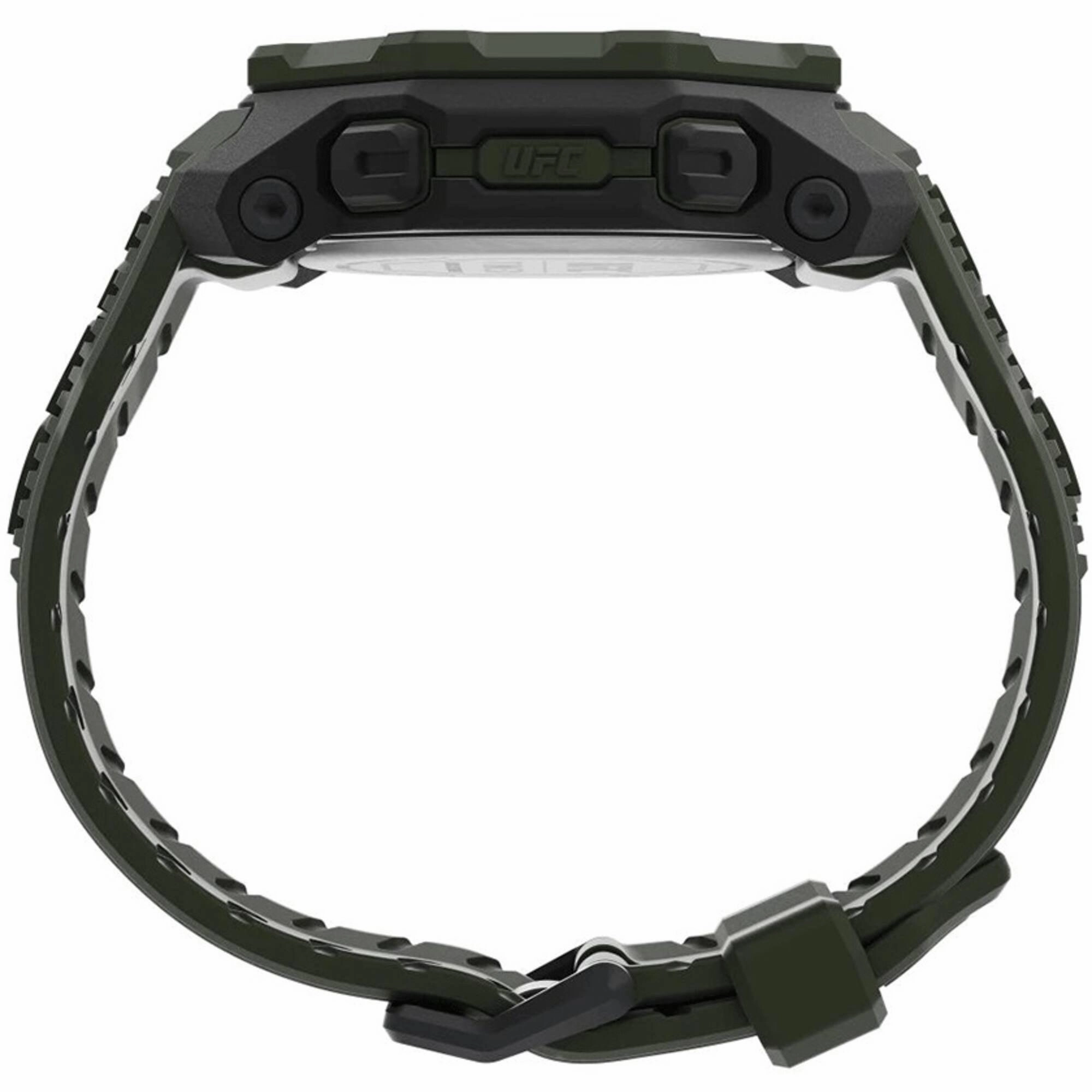 Timex Men's Watch - UFC Knockout Chrono Digital Dial Green Resin Strap | TW2V88300
