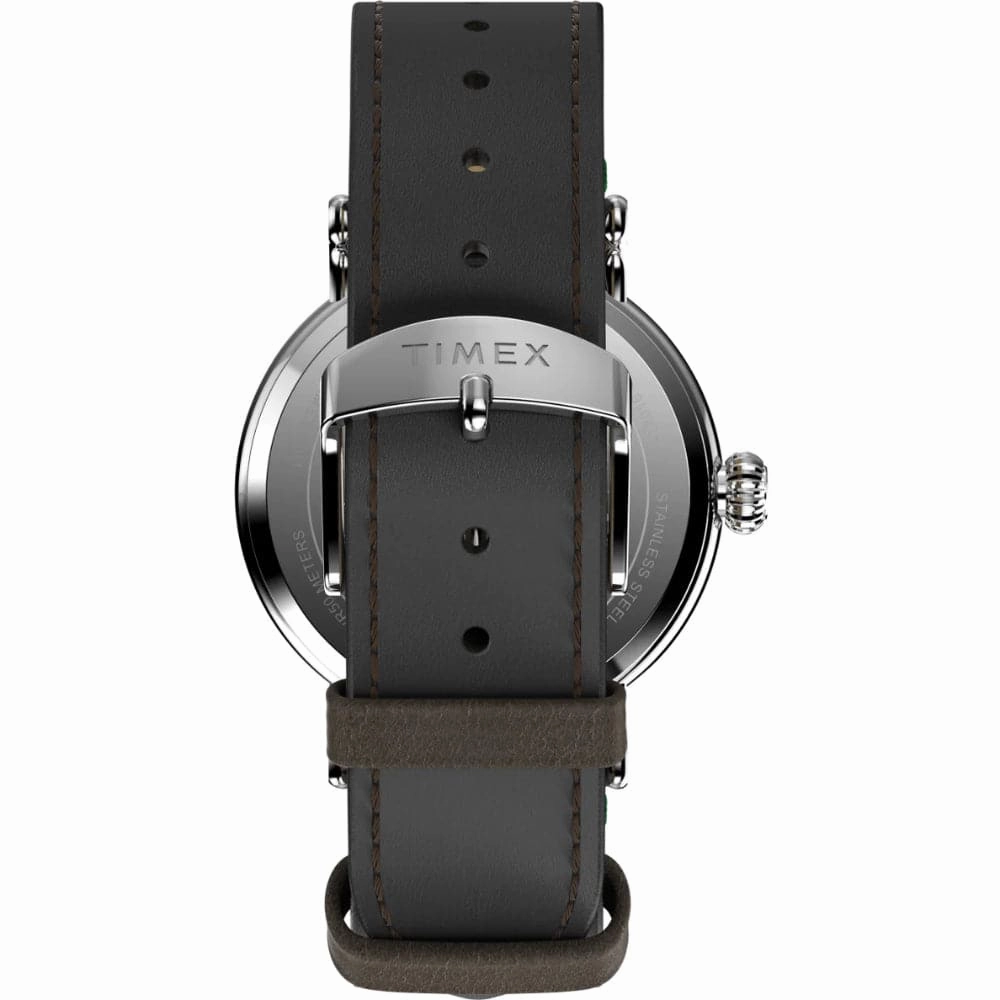 Timex Standard Peanuts Featuring Snoopy Winter Leather Strap Men Watch TW2V60700