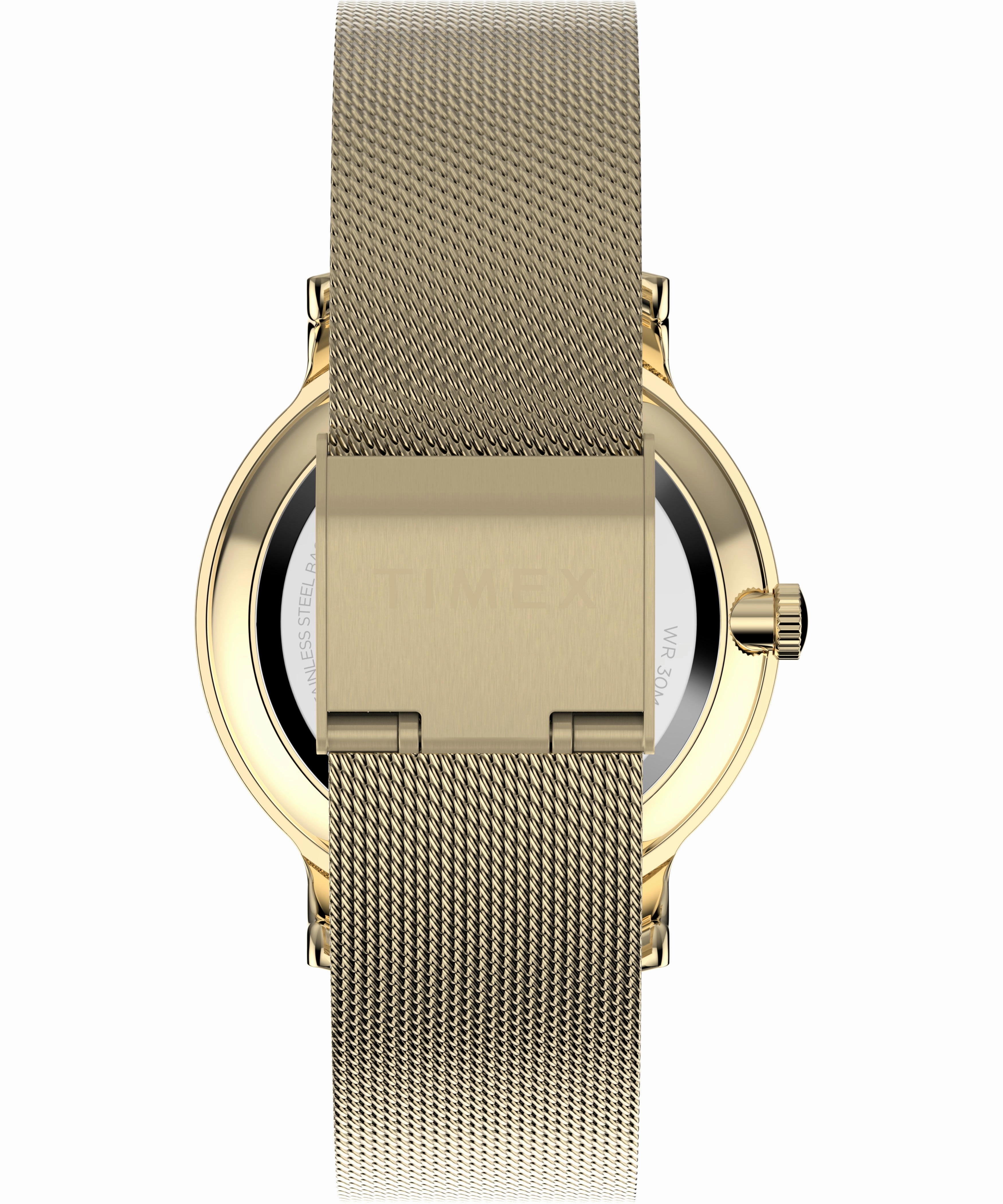 Timex Transcend 34mm Stainless Steel Gold Dial Watch TW2V92800
