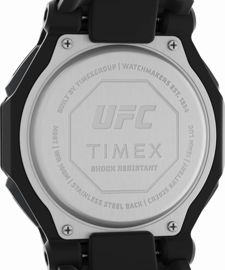 Timex UFC Colossus Fight Week 45mm Resin Strap Gold Watch TW2V55300