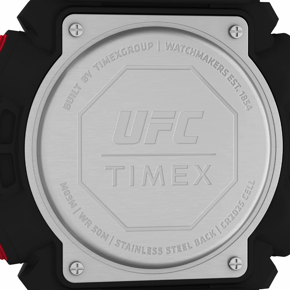 Timex UFC Redemption Digital 53mm Resin Band Watch TW5M53700