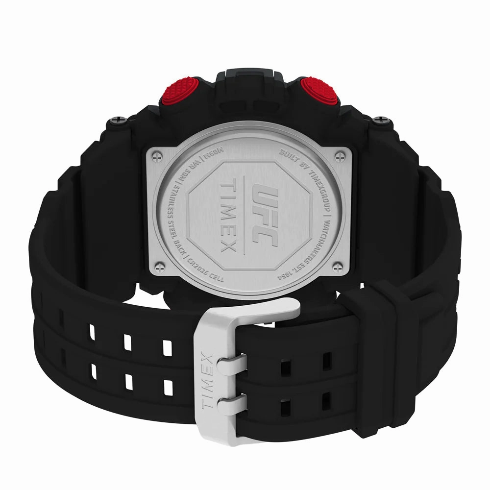 Timex UFC Redemption Digital 53mm Resin Band Watch TW5M53700