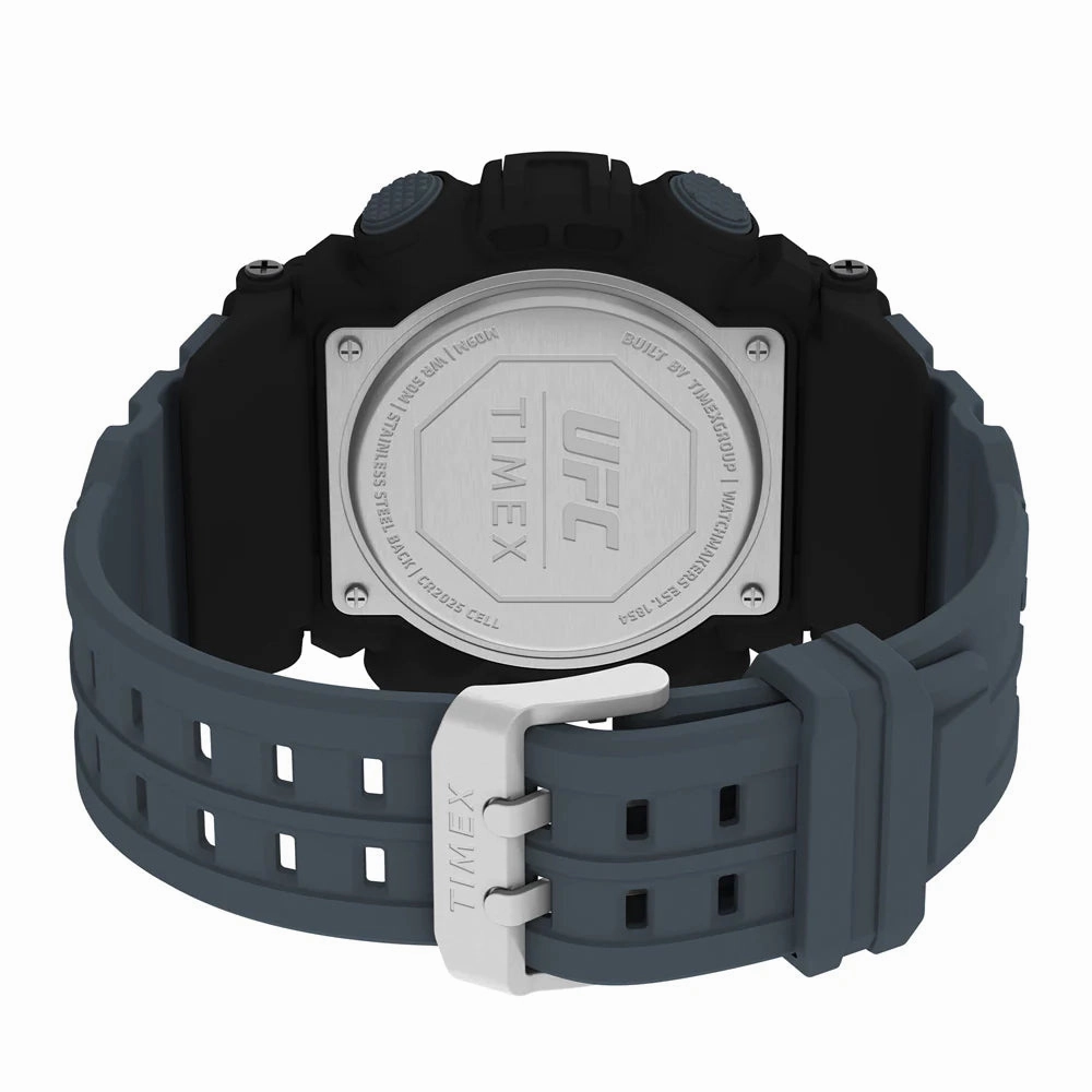 Timex UFC Redemption Digital 53mm Resin Band Watch TW5M53800