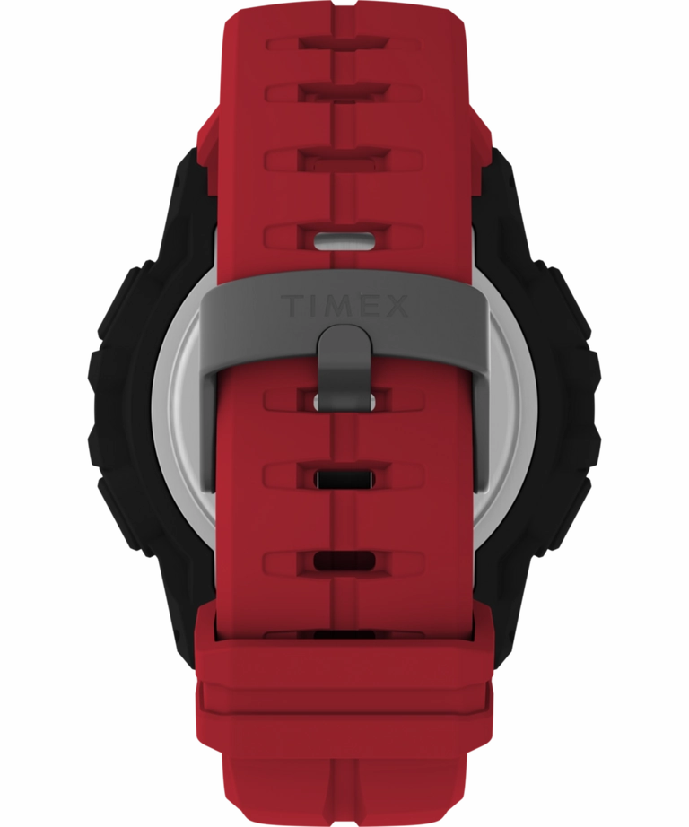 Timex UFC Rush 52mm PU Red Strap Men's Watch TW5M59200