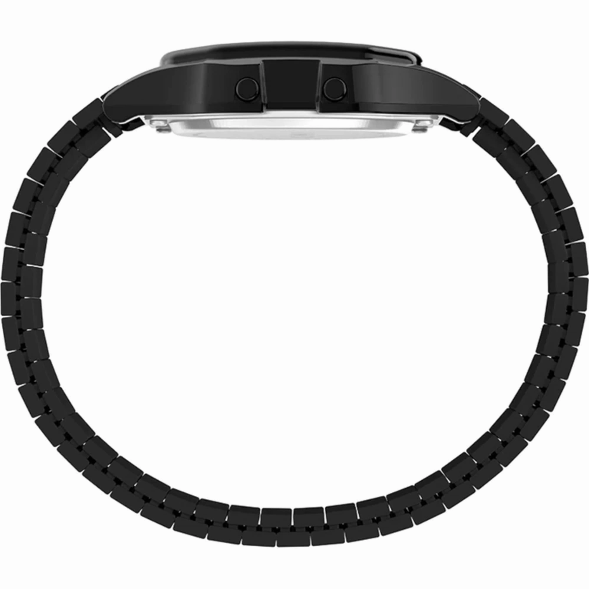 Timex Unisex Watch - T80 Grey Dial Black Stainless Steel Expansion Band | TW2R67000