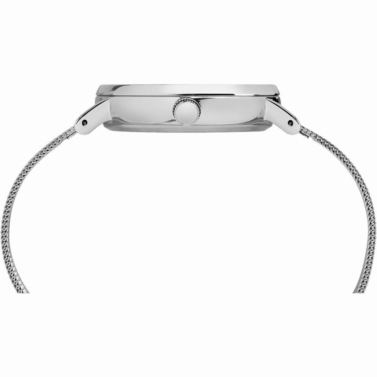Timex Women's Quartz Watch - Fairfield White Dial Mesh Bracelet | TW2R26600VQ