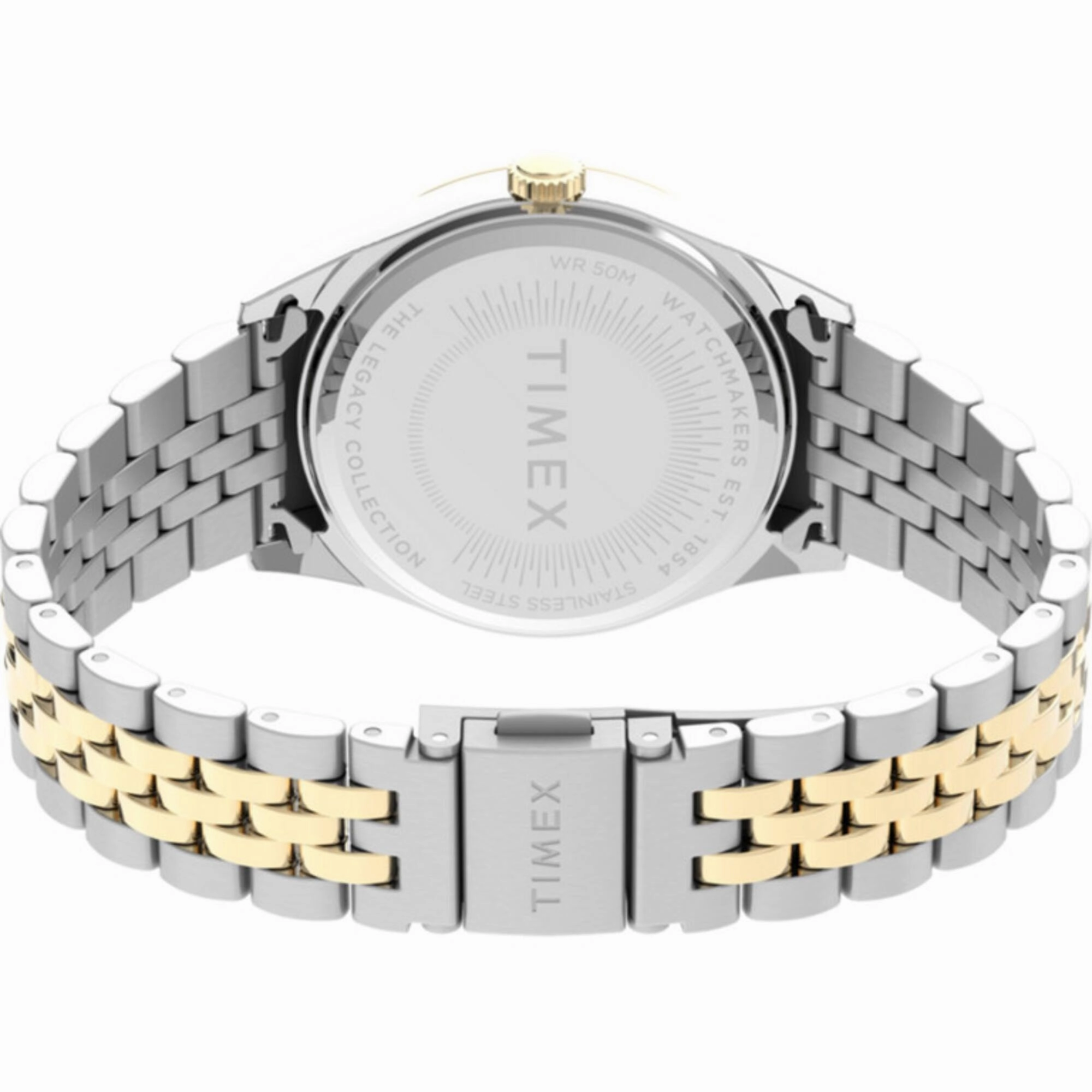 Timex Women's Watch - Legacy Date Display White Dial Steel Bracelet | TW2V68500VQ
