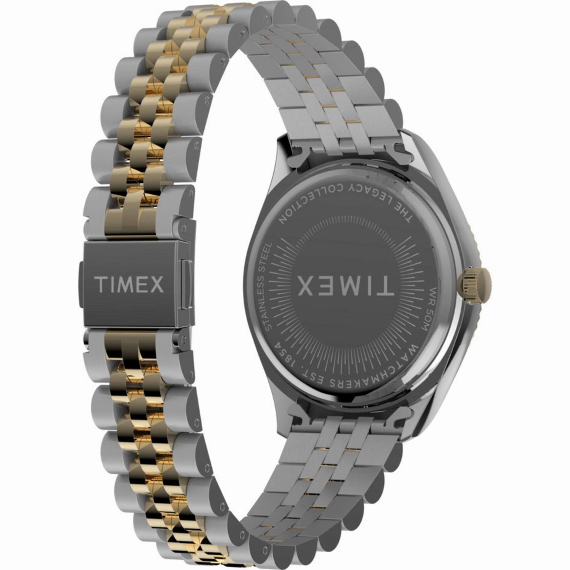 Timex Women's Watch - Legacy Quartz Green Dial Two Tone Steel Bracelet | TW2W87400