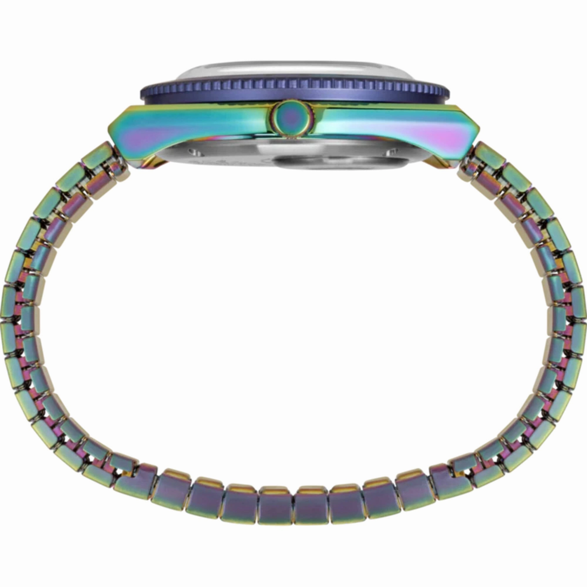 Timex Women's Watch - Q Timex Quartz Iridescence Steel Expansion Bracelet | TW2W41100