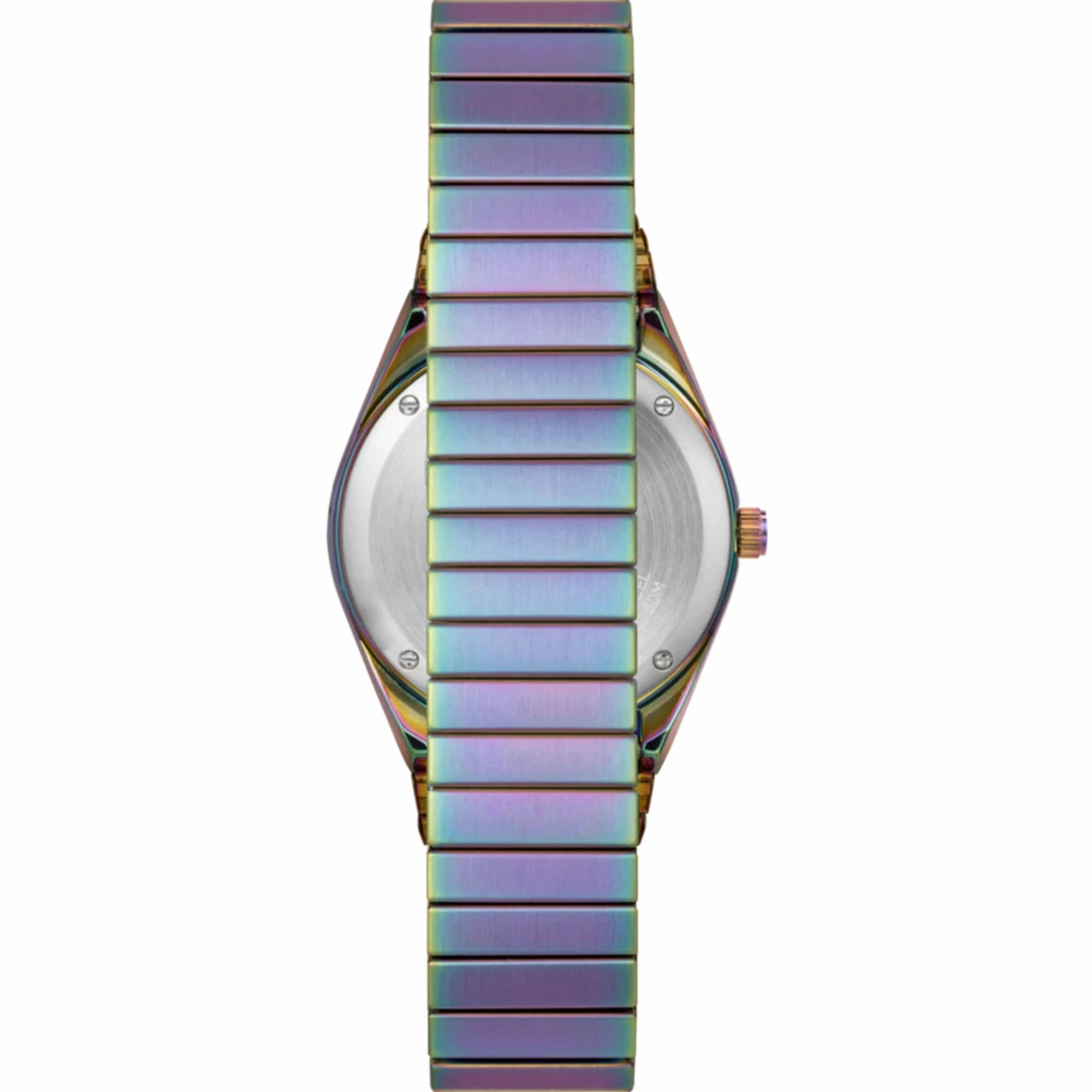 Timex Women's Watch - Q Timex Quartz Iridescence Steel Expansion Bracelet | TW2W41100