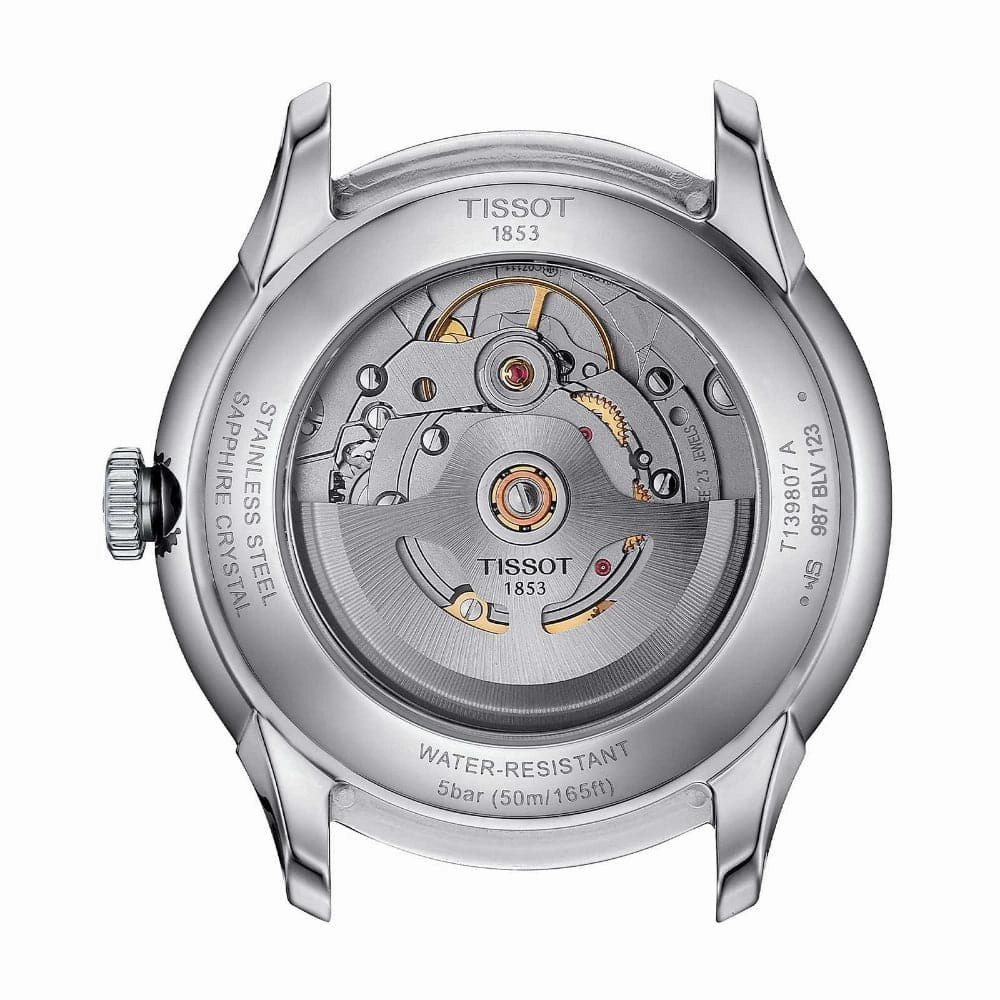 Tissot Chemin Des Tourelles Powermatic 80 Silver Stainless Steel Strap Men Watch T1398071106100