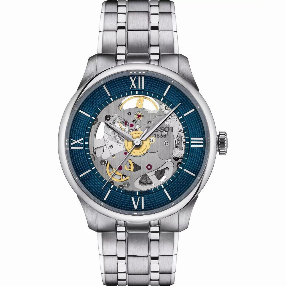 Tissot Chemin Des Tourelles Skeleton Dial Men's Watch T1398361104800
