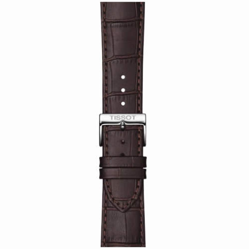 Tissot Classic Dream Watch with Leather Strap and White Dial