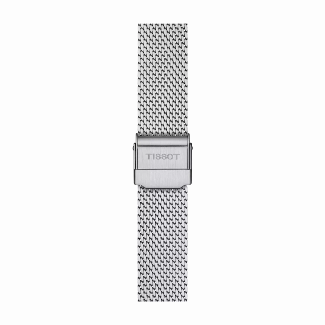 Tissot Everytime Mesh Stainless steel Watch with Turquoise Dial