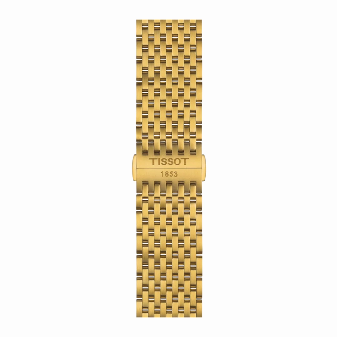 Tissot Everytime Yellow Gold-Tone Stainless-steel Watch with Green Dial