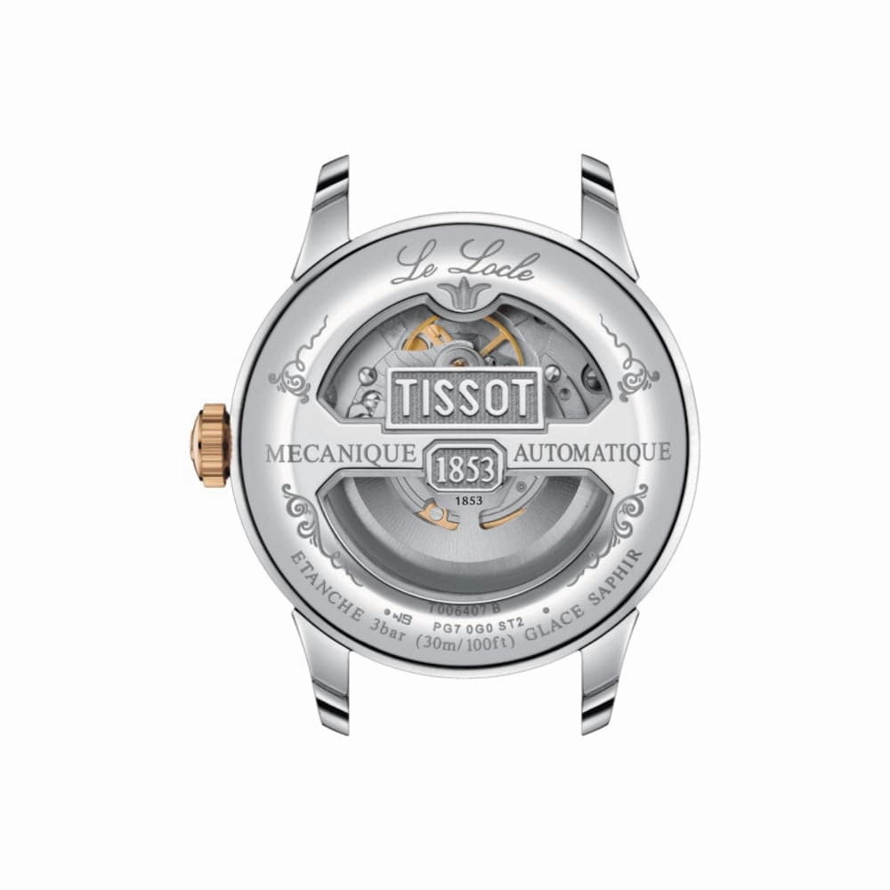 TISSOT LE LOCLE POWERMATIC 80 STAINLESS STEEL MEN WATCH T0064072203302