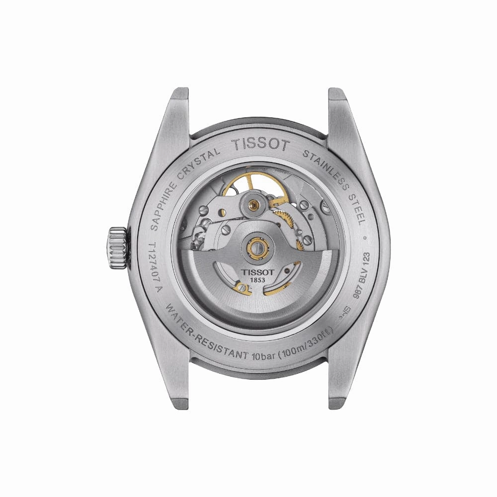 Tissot Powermatic Gray Dial Silver Stainless Steel Strap Men Watch T1274071108100