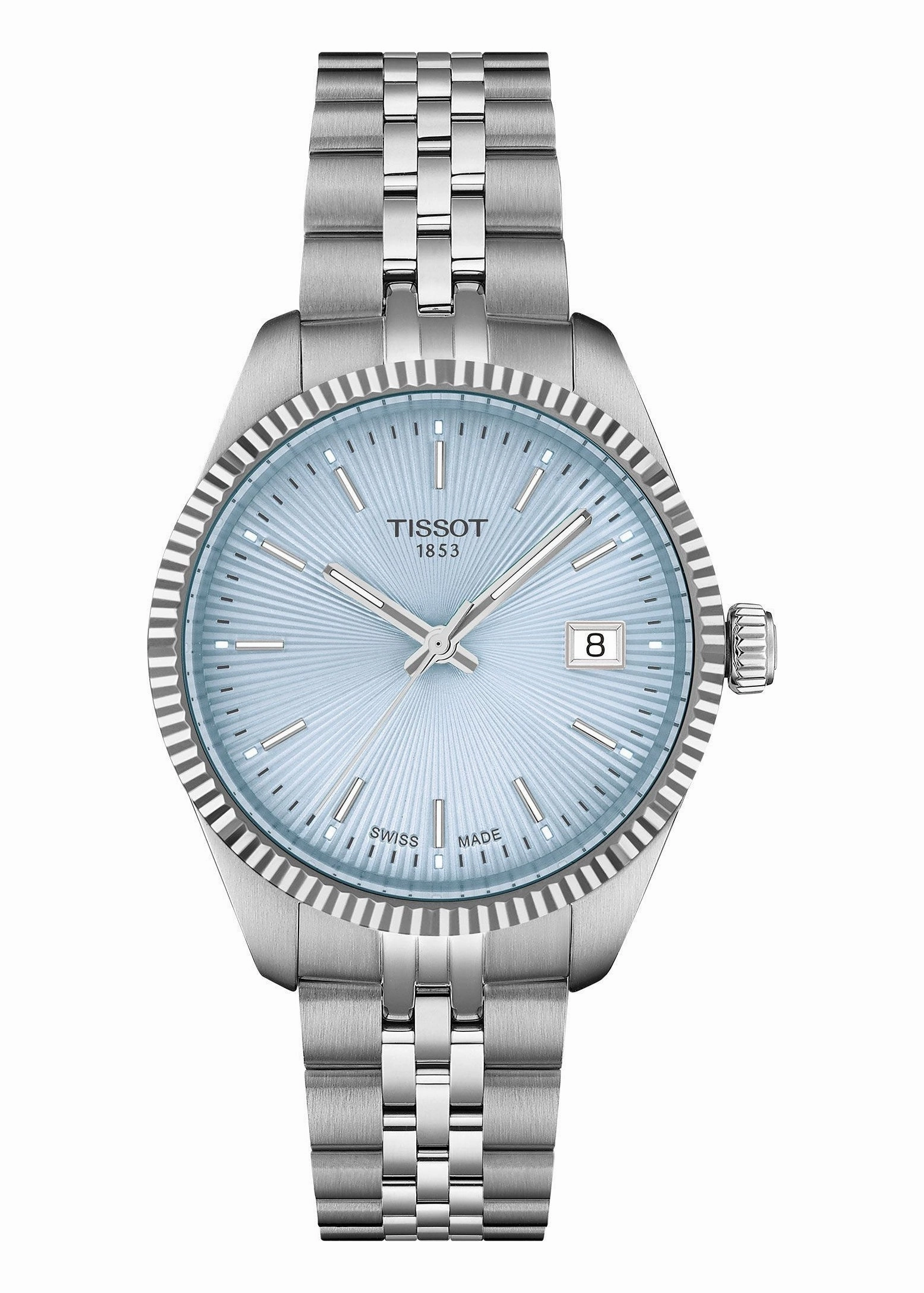 TISSOT SWISS BALLADE BLUE DIAL STAINLESS STEEL BRACELET T156-210-11-351-00