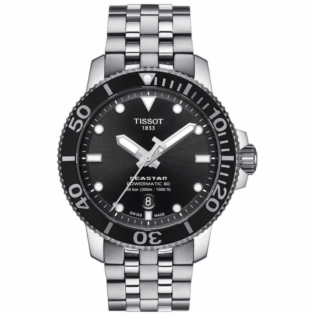 TISSOT T1204071105100 SEASTAR 1000 POWERMATIC 80 MEN'S WATCH