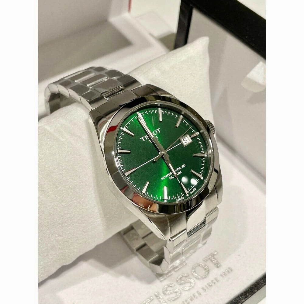 TISSOT T1274071109101 GENTLEMAN POWERMATIC 80 SILICIUM MEN'S WATCH