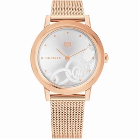Tommy Hilfiger 1782441 Analogue Quartz Silver Dial Mash Band Women's Watch