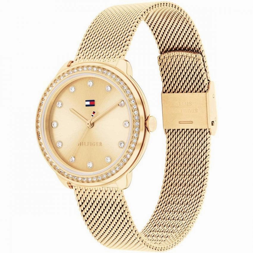 Tommy Hilfiger Gold Plated Ladies Watch 1782699