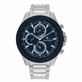 Tommy Hilfiger Mens Stainless Steel Day Date Watch 1792080