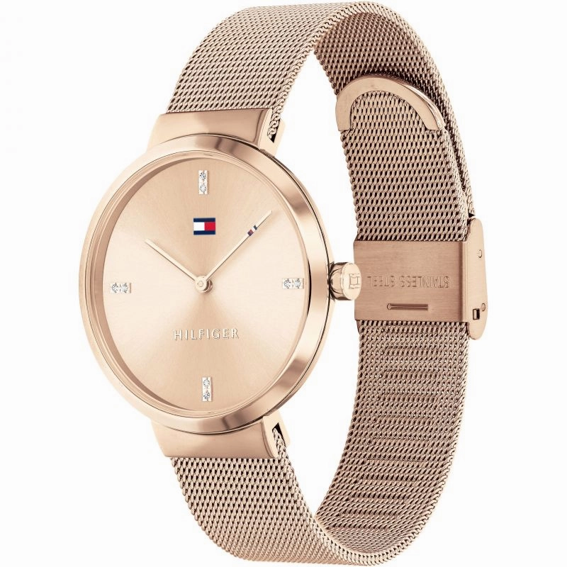 Tommy Hilfiger Rose Gold Plated Ladies Watch 1782218