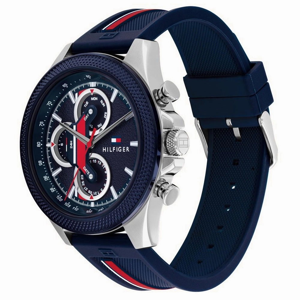Tommy Hilfiger Silicone Strap Mens Watch 1792083