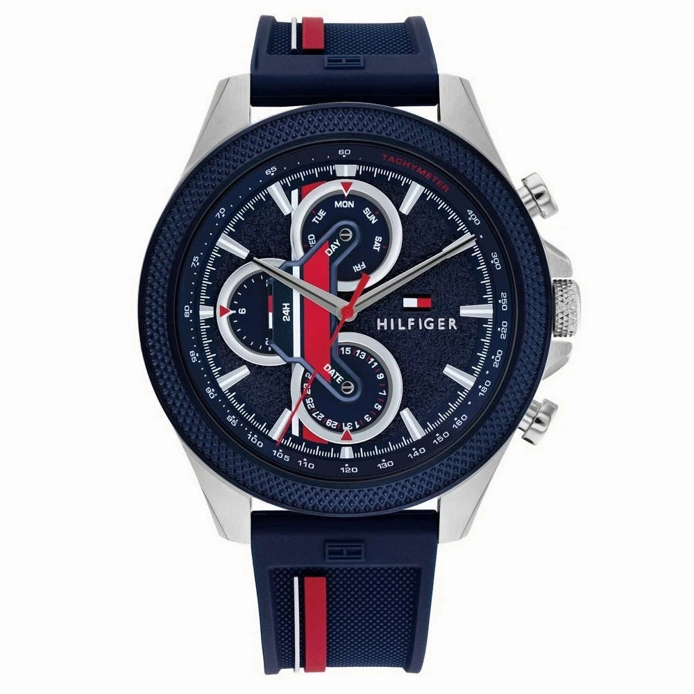 Tommy Hilfiger Silicone Strap Mens Watch 1792083