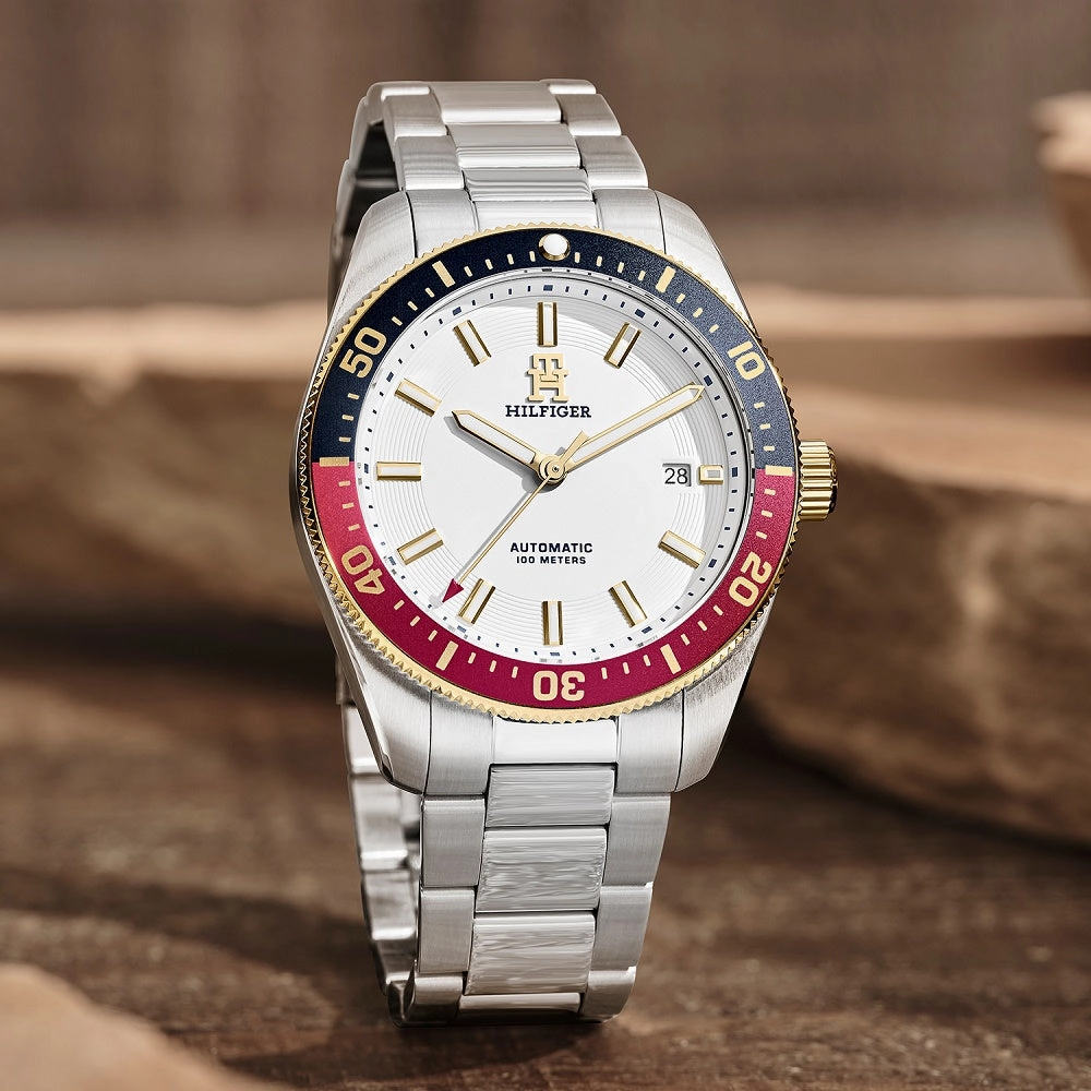 Tommy Hilfiger TH85 Mens Stainless Steel Automatic Watch 1710551