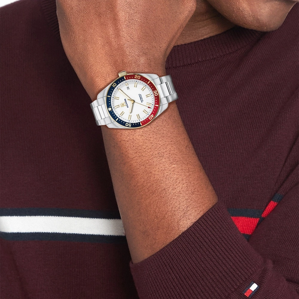 Tommy Hilfiger TH85 Mens Stainless Steel Automatic Watch 1710551
