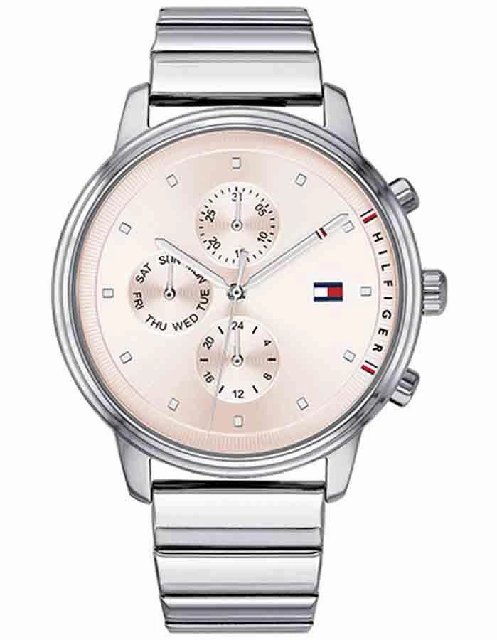 Tommy Hilfiger Womens Blake Watch - Stainless Steel - Rose Gold-Tone - Bracelet