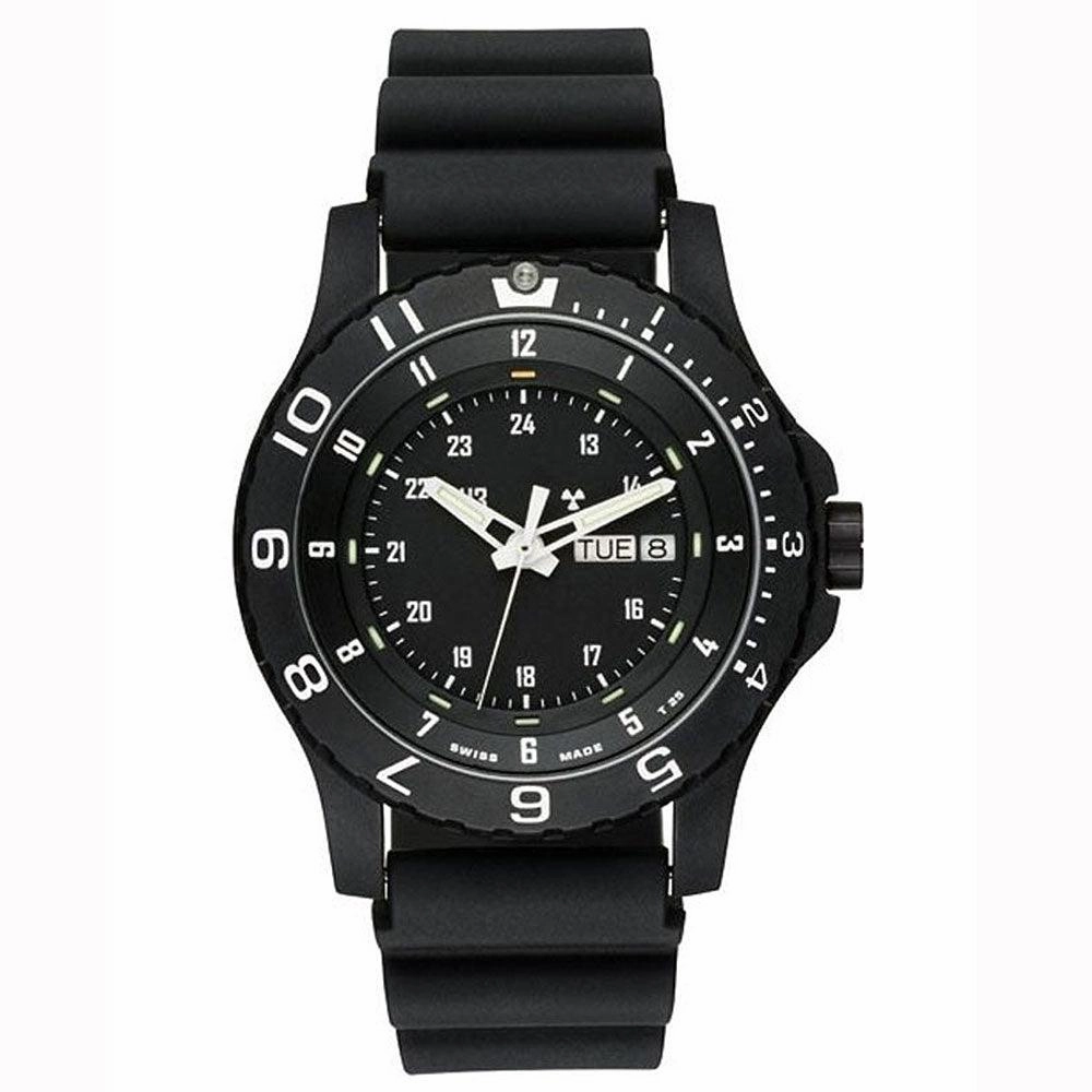 Traser P6600.91F.13.01 Men's Titanium Black Dial Rubber Strap Dive Watch