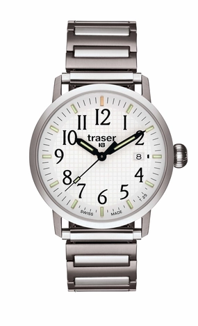 Traser T 4102 Men's Classic Basic White Watch