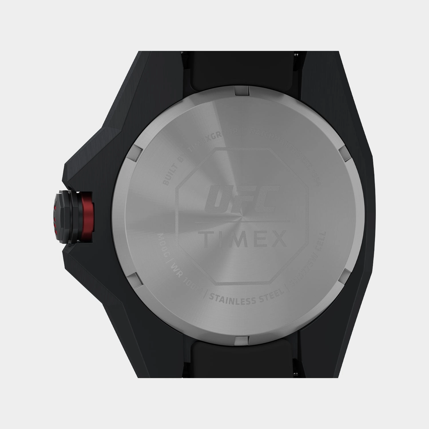 UFC Street Men Black Analog Stainless Steel Watch TW2V57300X6