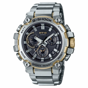 Ultimate G-Shock MTG Ana Silver Stainless Steel Timepiece MTGB3000D-1A9
