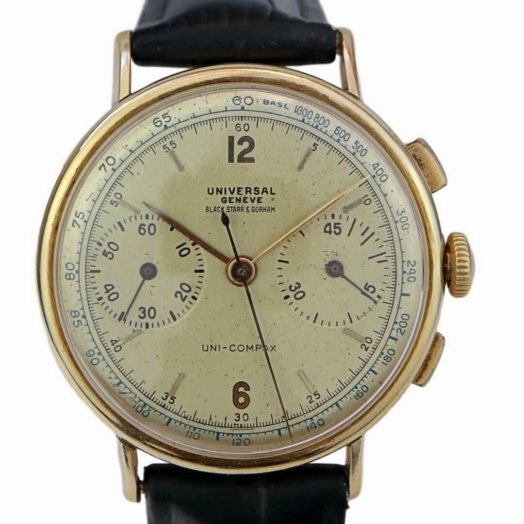 Universal Geneve Uni-Compax 52509, 1943, Men's Vintage Watch