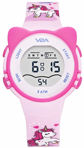 V2A Digital Kids Watch for Girls Aged Between 3 to 10 Years of Age Sports Watches for Kids Latest Watch for Kids | Gift for Kids | Return Gifts | Birthday Gifts | Gift for Girls