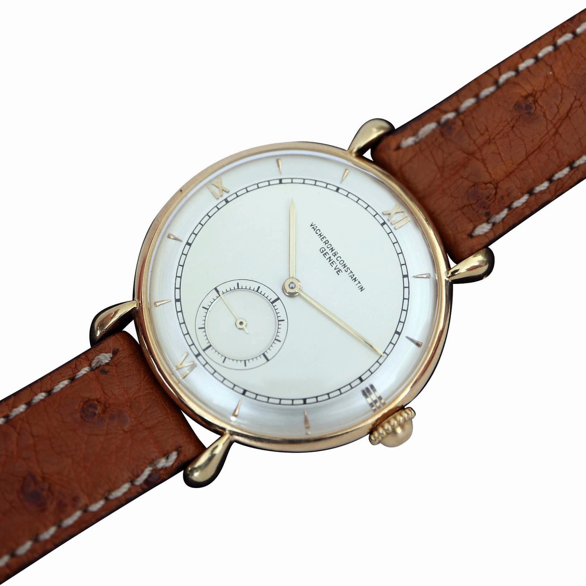 Vacheron Constantin Tear Drop Lugs Vintage Men's Gold Watch