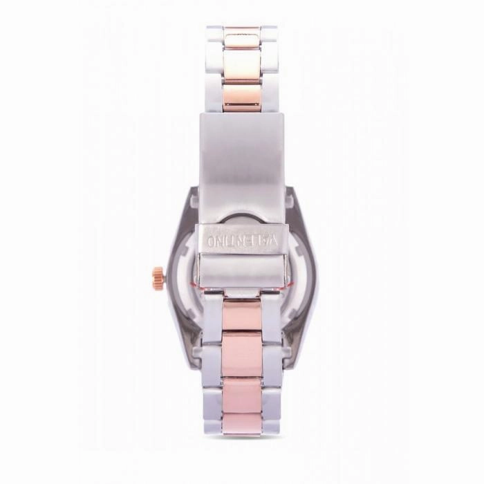 Valentino 20122024-BLACK DIAL ROSE GOLD STAINLESS STEEL STRAP Watch for Women